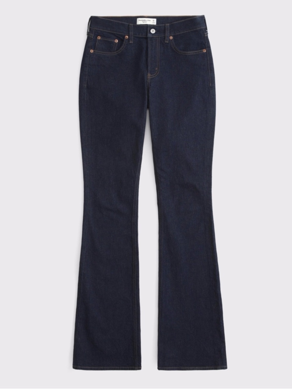 Abercrombie Curve Love Mid Rise Bootcut Jeans Dark Wash 29 NWT